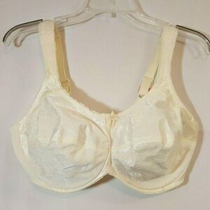 NEW Aviana Bra Sz 38F Full Figure Underwire Jacquard Ivory Cream Style 2453 CL